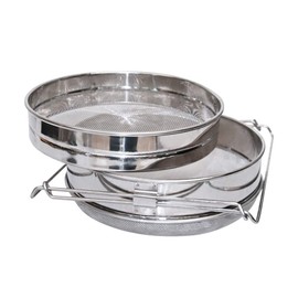 Moduoduo Honey Strainer Stainless Steel Double Sieve Bee Keeping Equipment Filter