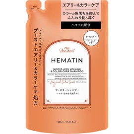 My Boosters MyBoostars Hematin Shampoo, Refill, 11.8 fl oz (350 ml), Airy & Color Care
