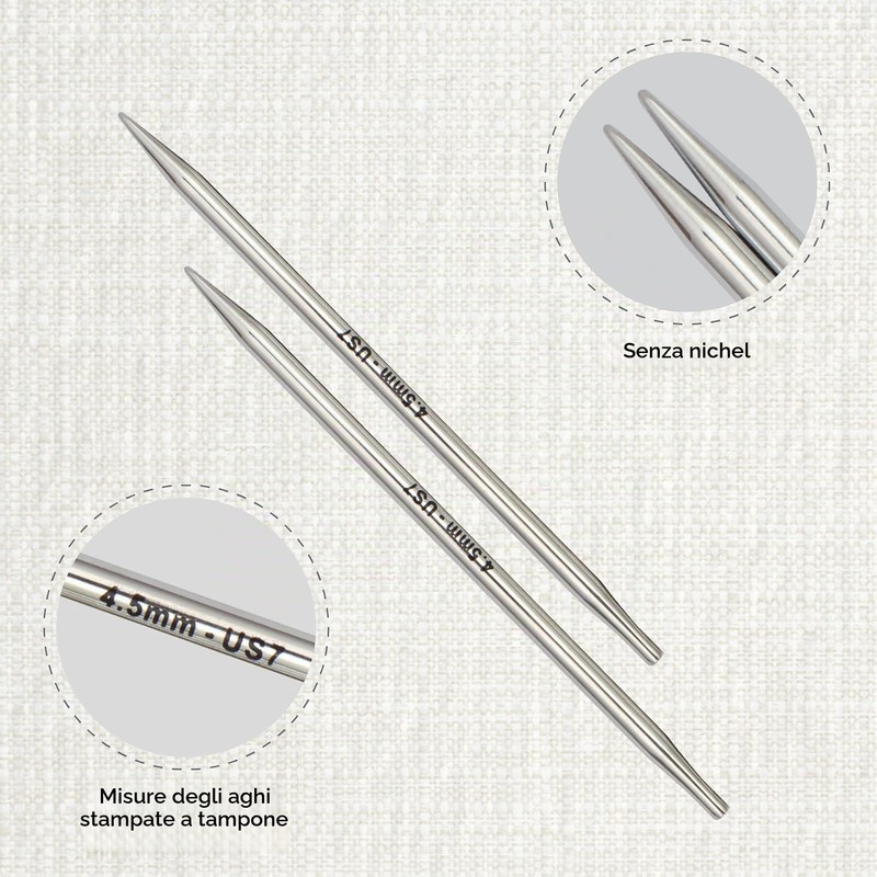KnitPro - Knitpro Nova Metal Special (4,50 mm) Suggerimenti a