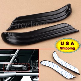 Unbranded 1 Pair Black Louvered Swingarm Covers For Harley Electra Glide Ultra Limited Low