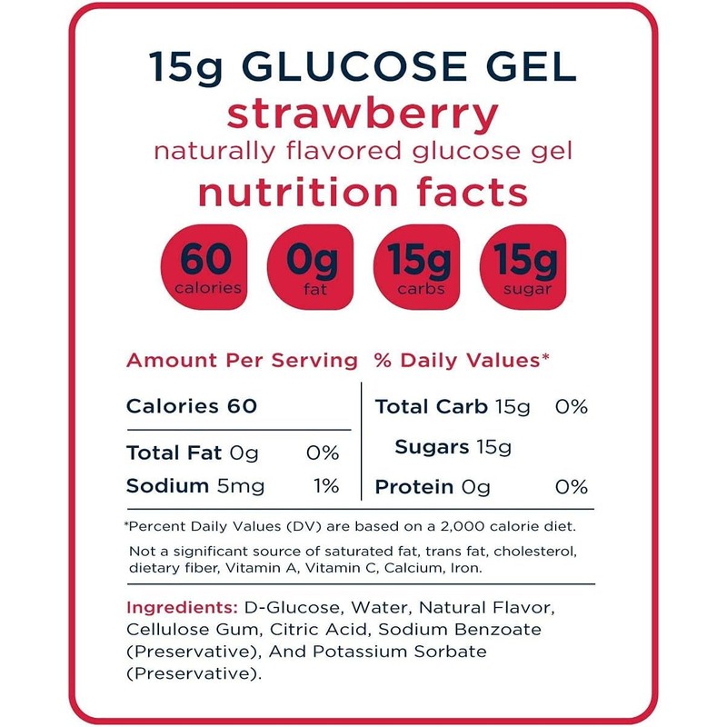Transcend 15g Glucose Gel - Orange & Strawberry Assortment (40)