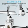 Ultra-Smooth PTFE Tube for 1.75mm Filament with Cutter for Extruder,2.5mm