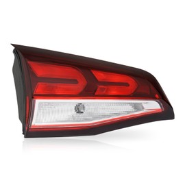 AKKON - Fits 2022 2023 2024 Chevy Equinox [Halogen Type] Chrome Red Brake Tail Light Inner Driver Left Side Replacement