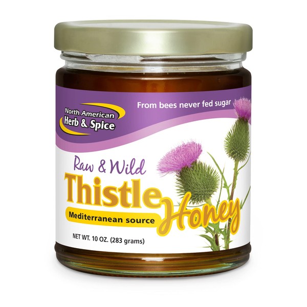 North American Herb and Spice, Wild Thistle Honey, 9-Ounce
