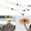 QHAJRYYC 5 Pcs Adjustable Hat Strap Clips, Hat Chin Cord,