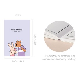 Monolike Happy and Lucky Diary 6 Month Planner, Selfie - Academic Planner, Weekly & Monthly Planner, Scheduler