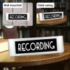 Recording Studio LED Light Sign, Illuminated Warning Sign, Different Lighting
