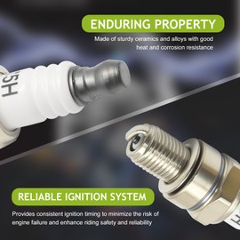JUUDDENPARTS 6 Pcs CMR6H Rimmers Spark Plug, Brushcutters Spark Plug, Replacement for Stihl FS110, FS110R, FS110X, FS110RX, Replaces 31916-Z0H-003