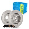 PHILTOP 10.6 in (268.9 mm) Rear Solid Disc Brake Rotors