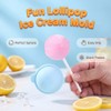 Silicone Lollipop Ice Pop Mold, Colorful DIY Ice Cream Maker
