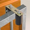 2 Pack Gate Roller Guide,Sliding Gate Hardware with L-Sliding Gate