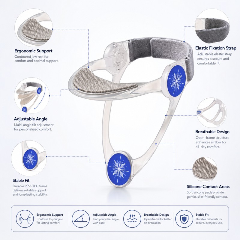 Adjustable Neck Brace for Posture Support – Lightweight Cervical Support