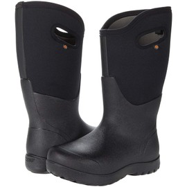 Bogs Womens Neo-Classic Rain Boot, Black, Size 10