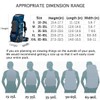 Frelaxy Hi-Visibility Backpack Rain Cover with Reflective Strip 100% Waterproof