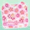 Cute Light Green Cherry Blossom Puff Stickers Kawaii Mini Puffy