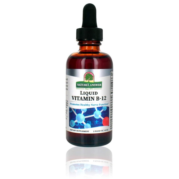 Nature's Answer Liquid Vitamin B-12 | Promotes Healthy Nerve Function