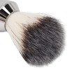 Beard Foam Brush Fine Synthetic Bristles Stainless Steel Fast Dry