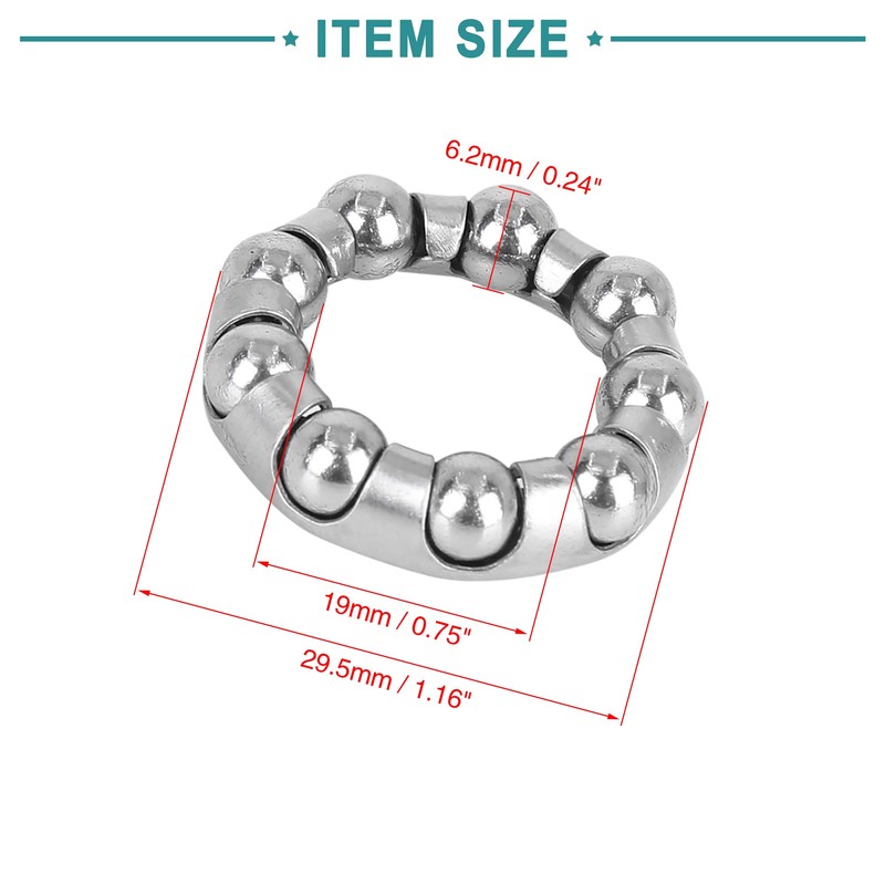 ACROPIX Bicycle Ball Bearings 29.5mm x 9 Balls Bicycle Bearing