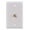 Coaxial Wall Plate, Conshine F-Connector Keystone Jack for TV Coax