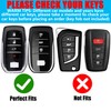 YILINXI Compatible with Toyota Key Fob Cover with Pom Pom