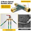 4 Way Hose Splitter with 4Pcs Garden Hose Extension Adapter,
