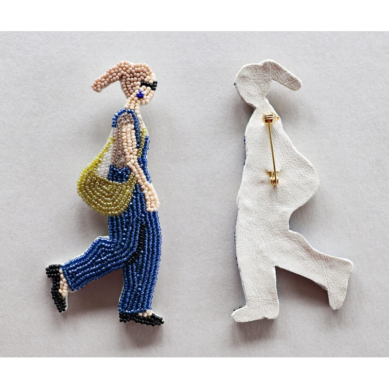 MIYUKI Beads Kit Outing Brooch Kit Market HCA14//3