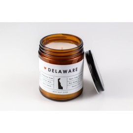 Delaware State Candle - Rambling Caravan - Soy/Coconut Wax, Cotton Wick, Phthalate Free (7oz) Fraser Fir