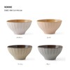 Takenaka Nomie Bowl, Beige, Diameter 5.0 x 2.6 inches (12.6