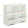 HOMGX Toy Storage Organizer, Open Kids Storage Cubby with 2