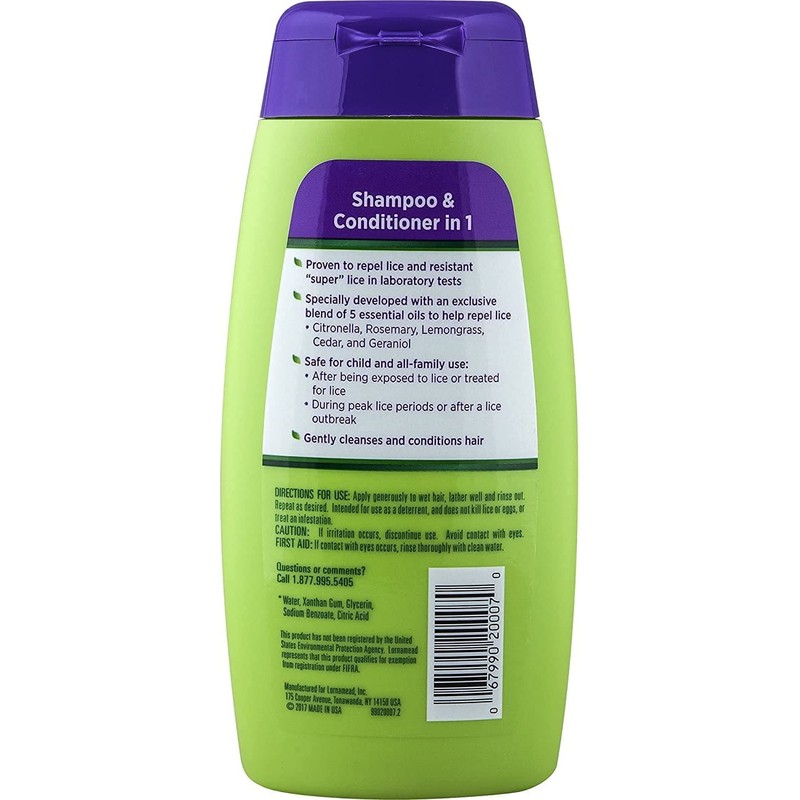 Lice Shield Shampoo and Conditioner 10 oz (Pack of 8)