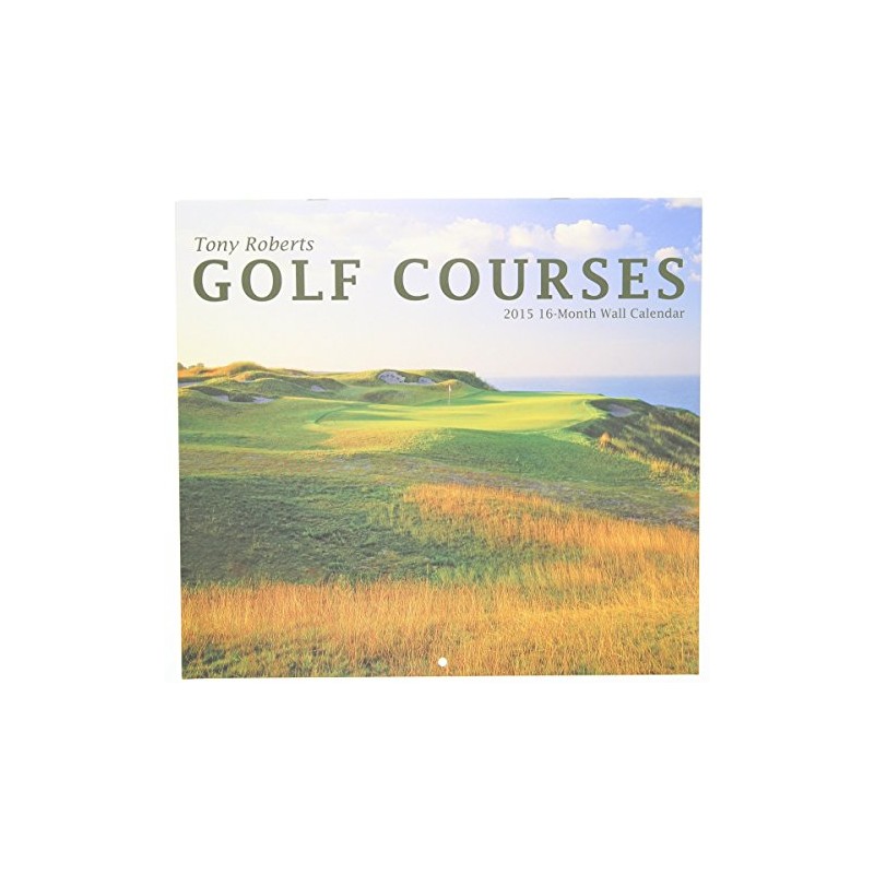 2015 Golf Courses 12x11 Vista Wall Calendar
