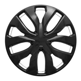 Brighter Design Set of 4 Gloss Black 10 Spoke 17" Wheel Covers for Nissan Rogue S 2014-2020