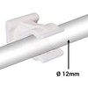 SKIR'CO Pipe Clamps Plastic Clamps for 12 mm Pipes U