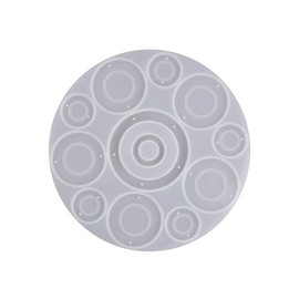 Vacatga Wind Chimes Resin Silicone Molds Wall Hanging Windchimes Making Tool Resin Casting Molds for DIY Craft Home Decoration B# Silicone, 188x3.6mm/7.4x0.14in