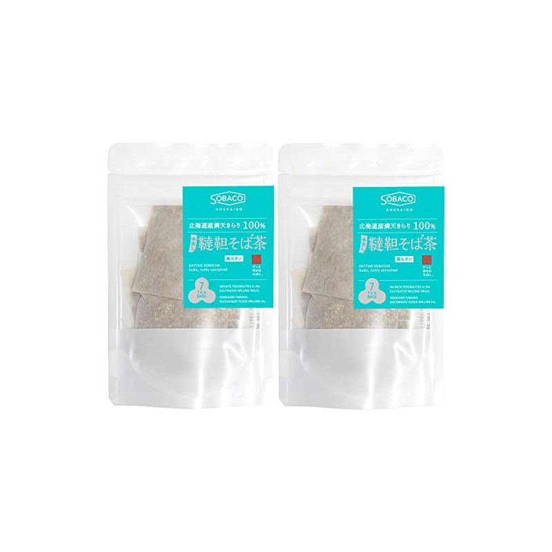100% Manten Kirari Soba Tea Bags Made in Hokkaido, Cold