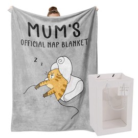 DYUEE Mum Gifts Blanket Gifts, Mum Birthday Gifts Blanket from Daughter or Son, Soft Flannel Blanket Birthday Gifts for Mum/Mummy for Birthday Gifts Christmas Mothers Day, 50"x60"