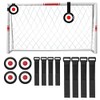 CLIUNT 4pcs Football Goal Shooting Target Disc, Football Training Equipment,