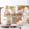 24 piezas de decoración para cupcakes con sombrero de cristal
