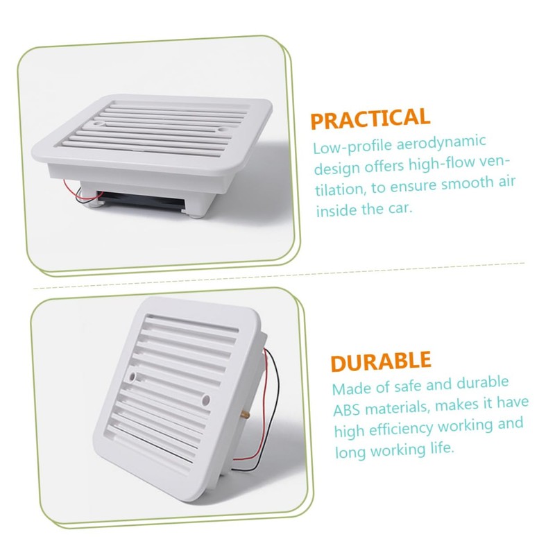 CHILDWEET Rv Ventilation Fan Exhaust Outlet Fan for Bathroom Quiet