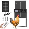 Automatic Chicken Coop Door Solar Powered, LCD Screen Electric Chicken