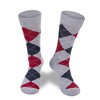 Premium Argyle Dress Socks for Men, Classic and Fun Cotton