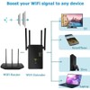WiFi Booster Range Extender, 1200Mbps Dual Band 5GHz & 2.4GHz,