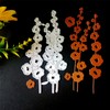 Ammsochy 3D Background Cutting Dies Metal Stencils Scrapbooking Tools Flowers