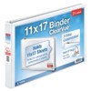 Cardinal 11-Inch x 17-Inch ClearVue Slant-D Ring Binder, 1-Inch, White
