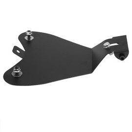 KIMISS Seat Base Plate, Motorcycle Seat Base Plate Holder for Motorcycle Chopper Bobber Custom, black