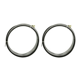 WeldingCity 2-pk 15-ft Steel Conduit Liner 43215 (0.045"-1/16") for 150-300A Bernard Q/S/T and Tregaskiss MIG Welding Guns