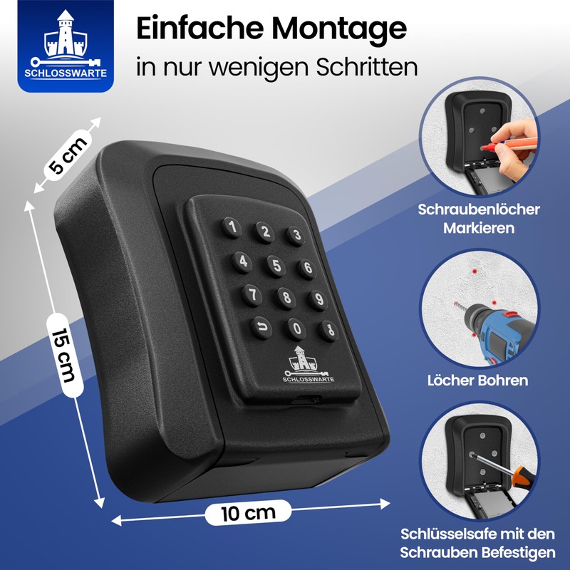 Schlosswarte - 99999999999999999999999999999999999999999999 Digital Key Safe