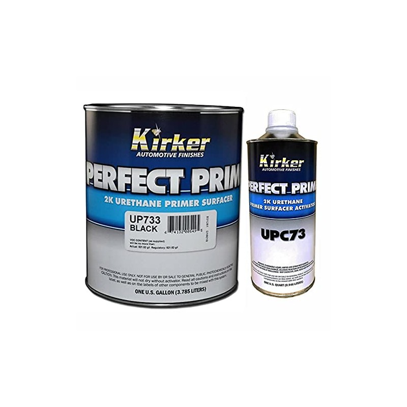 Kirker Perfect Prime 2K Urethane Primer Black UP733 One Gallon