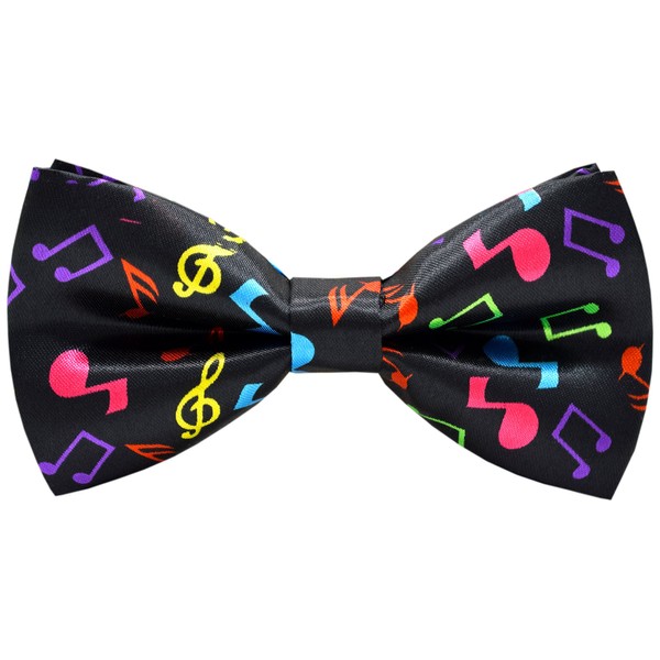 Carahere Mens Handmade Stylish Patterned Pre-Tied Bow Ties M126 Purple