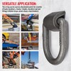 1/2" Heavy Duty Weld-On Forged D Ring with Welding Clips,